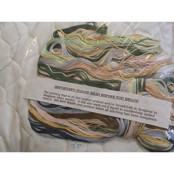 Precious Moments Baby's Arrival Quilt Cross Stitch Kit 34"x43" 131-0001 Sealed - Picture 6 of 6